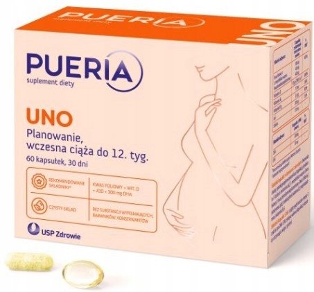 Pueria Uno, suplement diety, 60 kapsułek USP Zdrowie