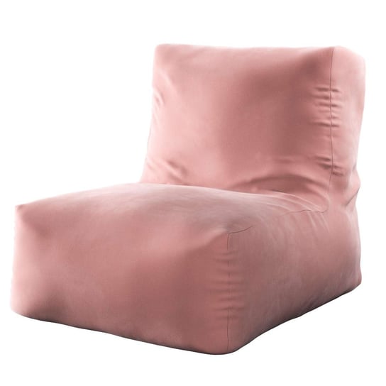 Pufa- fotel, koralowy róż, 67 × 31 × 75 cm, Velvet Dekoria