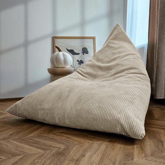 Pufa MANCHESTER LN03 | beżowy L (wys. 80, szer. 95cm, dł. 120cm) Decordruk