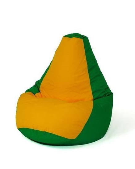 Pufa worek sako GRUSZA zielony-żółty L 105x80 Go Gift