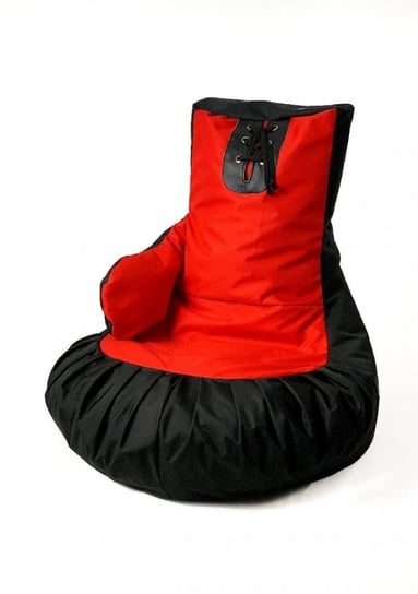 Pufa worek sako RĘKAWICA BOKSERSKA czarny-czerwony XL 100x80 Go Gift