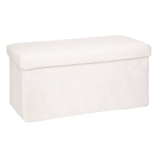 Pufa ze schowkiem Ezzio, materiał z efektem boucle, 78 x 38 x 38 cm Atmosphera