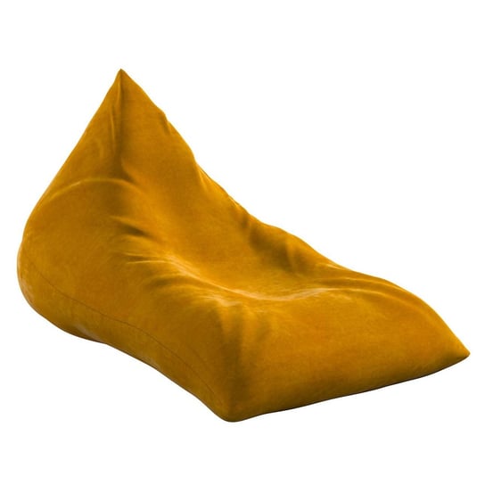 Pufo-leżanka, miodowy, 85 x 140 x 100 cm, Posh Velvet Yellow Tipi