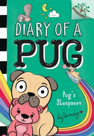Pugs Sleepover: A Branches Book (Diary of a Pug #6) (Library Edition) Kyla May