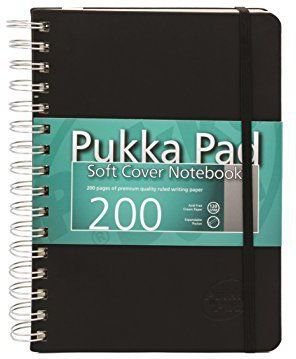 Pukka Pad, Kołozeszyt, notatnik A5 100 stron , Kratka, Oprawa Twarda Soft Cover Pukka Pad