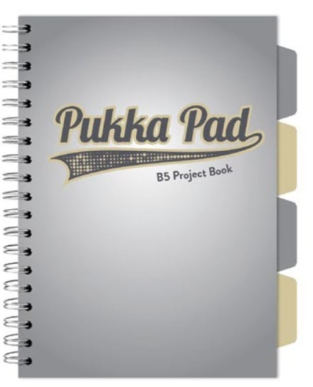 Pukka Pad, Project Book, Kołozeszyt, Grey, B5 Pukka Pad