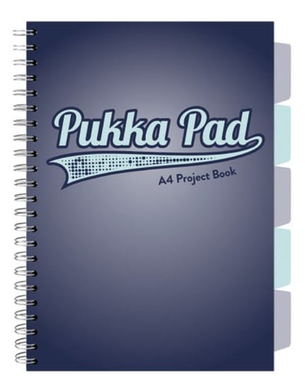 Pukka Pad, Project Book, Kołozeszyt, Navy, A4 Pukka Pad