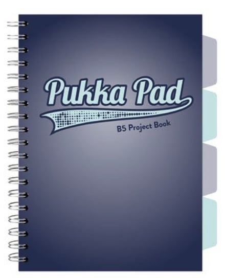 Pukka Pad, Project Book, Kołozeszyt, Navy, B5 Pukka Pad