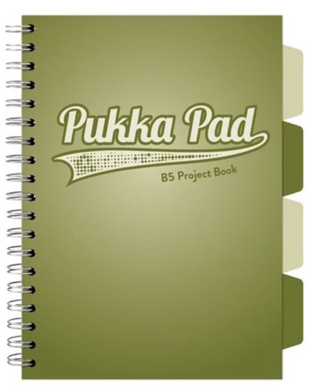 Pukka Pad, Project Book, Kołozeszyt, Olive Green, B5 Pukka Pad