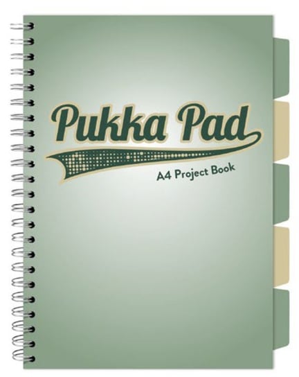 Pukka Pad, Project Book, Kołozeszyt, Sage, A4 Pukka Pad