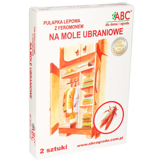 Pułapka Na Mole Odzieżowe Ubraniowe Feromonowa Wabiąca 2 Szt. Inna marka