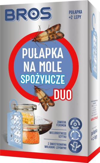 Pułapka Na Mole Spożywcze Duo + Wkłady Bros  1szt. BROS