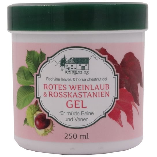 Pullach Hof Żel z liści czerwonych winogron i kasztanowca - 250 ml Inna marka