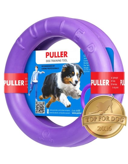 PULLER przyrząd treningowy, zabawka ring dla psa : Rozmiar - Midi (komplet 2 szt.) Collar