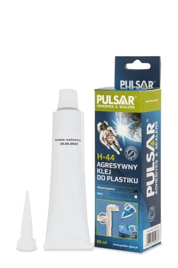PULSAR H44 AGRESYWNY KLEJ DO TWARDEGO PLASTIKU ŻEL 80 ml Pulsar