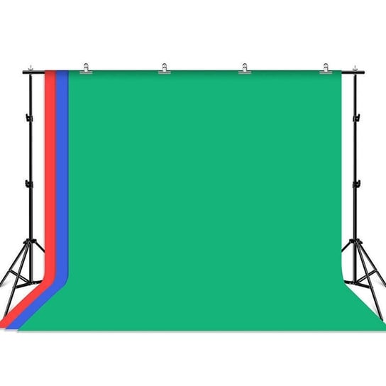 Puluz Zestaw/Statyw do mocowania tła fotograficznego 2x3m + tła fotograficzne 3 szt PKT5205 Puluz