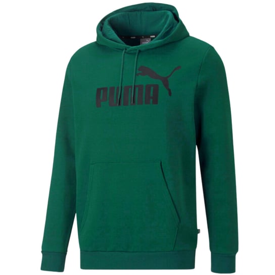 Puma Big Logo Bluza Męska Z Kapturem Zielona M Puma
