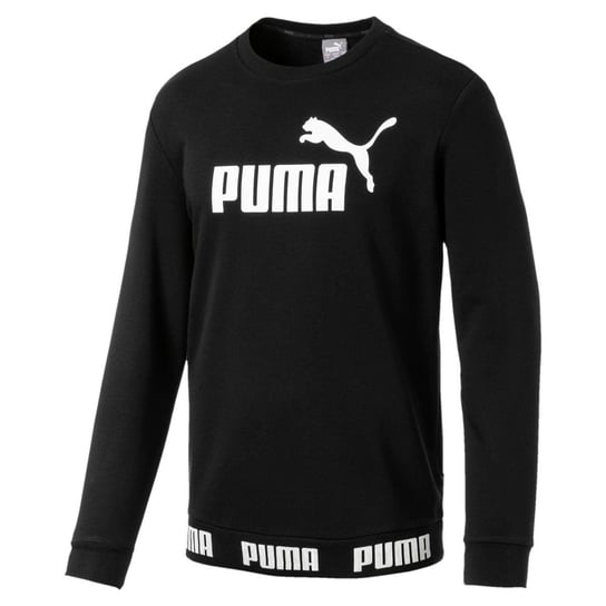 Puma, Bluza sportowa męska, Amplified Crew Tr 85473601, czarny, rozmiar L Puma