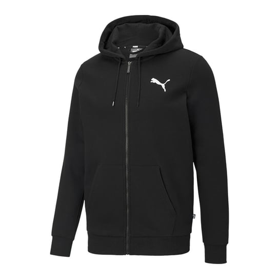 Puma, Bluza sportowa męska, ESS Small Logo FZ, czarna (58670251), rozmiar S Puma