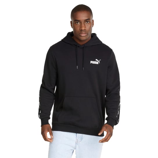 Puma, Bluza sportowa męska sportowa ESS+ Tape Hoodie FL, 849040-01, Czarna, Rozmiar M Puma