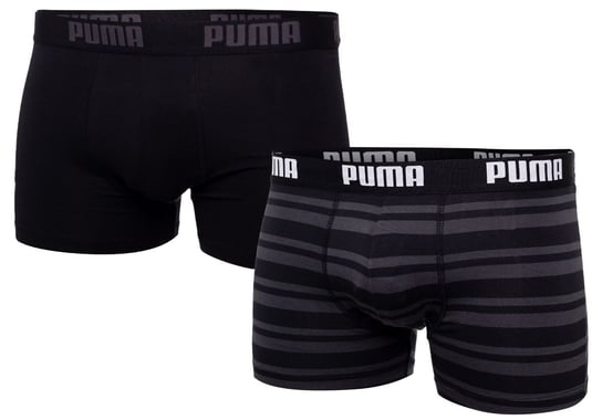 PUMA BOKSERKI MĘSKIE 2 PAK BLACK 907838 05 - Rozmiar: XL Puma