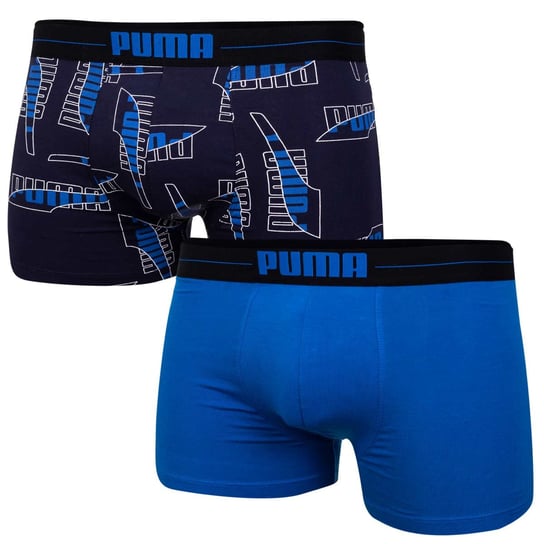 PUMA BOKSERKI MĘSKIE BOXERS 2 PARY BLUE 935284 02 - Rozmiar: M Puma