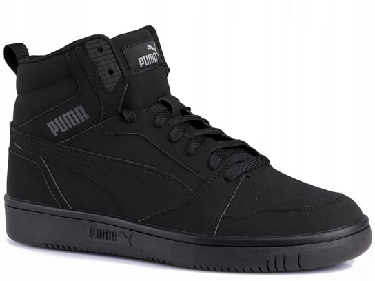 Puma, Buty Męskie, Rebound Mid 393580-01 Wysokie Sportowe za Kostkę Czarne, Rozmiar 44,5 Puma