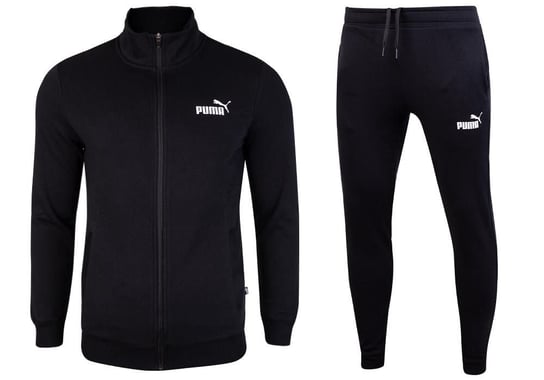 Puma Dres Męski Kompletny Bawełniany Clean Sweat Suit Black 585840 01 L Puma
