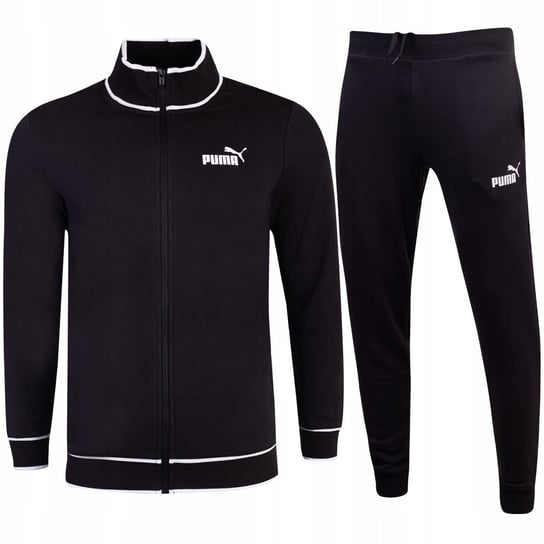 PUMA DRES MĘSKI KOMPLETNY SWEAT TRACKSUIT CZARNY r.L Puma