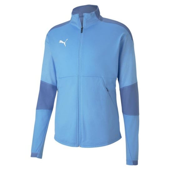 PUMA Final Training Jacket - Teamlight Blue / Blue Yonder (Medium) 