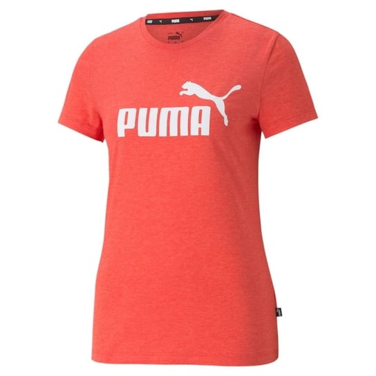 Puma, Koszulka damska, ESS Logo Heather Tee czerwona 586876 23, rozmiar S Puma
