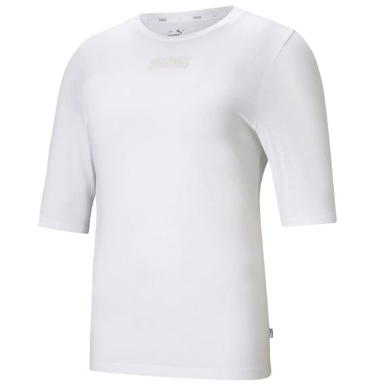 Puma, Koszulka damska, Modern Basics Tee biała 585929 02, rozmiar L Puma