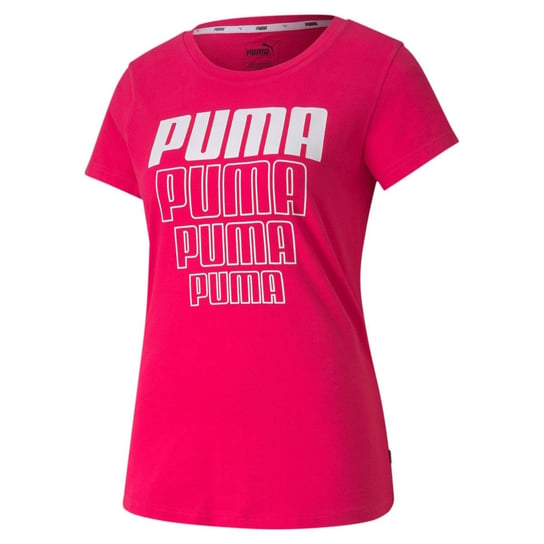 Puma, Koszulka damska, REBEL GRAPHIC TEE 58130715, różowy, rozmiar S Puma