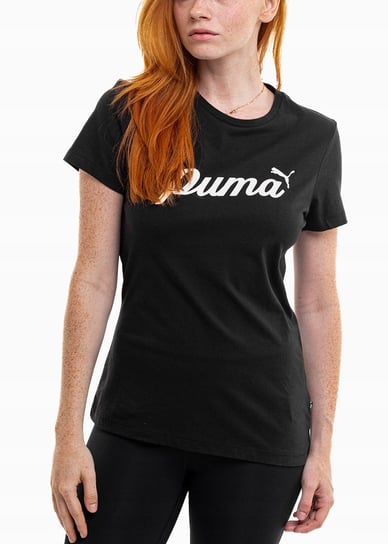 PUMA koszulka damska t-shirt bluzka sportowa bawełniana ESS+Script roz. XL Puma