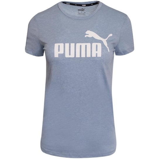 Puma Koszulka Damska T-Shirt Ess Logo Heather Tee Blue Wash 586876 79  L Puma