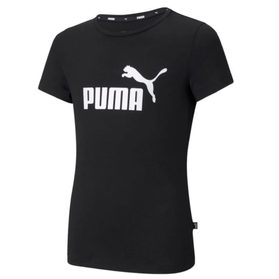 Puma, Koszulka dziecięca, ESS Logo Tee G czarna 587029 01, rozmiar 128 Puma