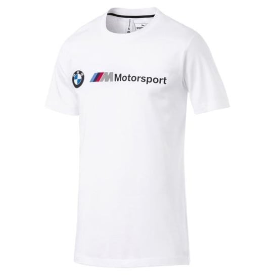 Puma, Koszulka męska, BMW Mms Logo Tee 59536902, biały, rozmiar L Puma