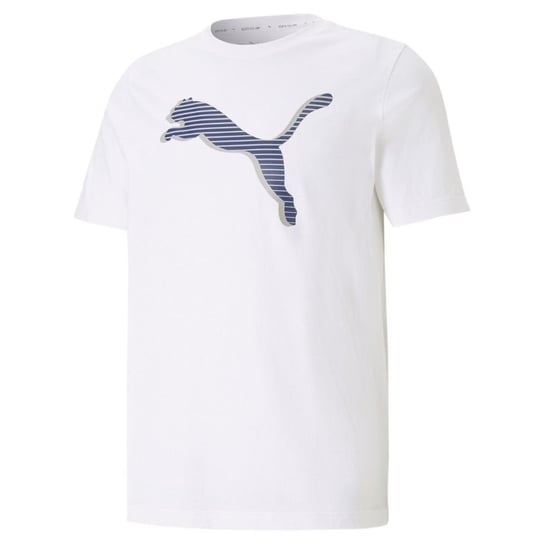 Puma, Koszulka męska, Modern Sports Logo Tee biała 585818 52, rozmiar 2XL Puma