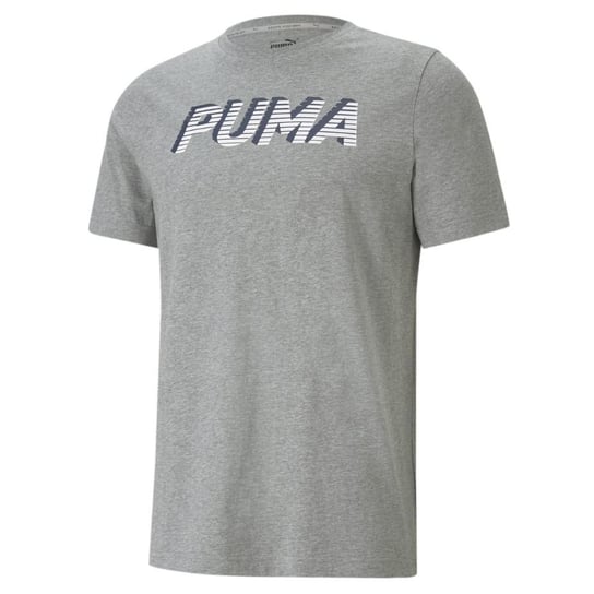 Puma, Koszulka męska, Modern Sports Logo Tee szara 585818 03, rozmiar 2XL Puma
