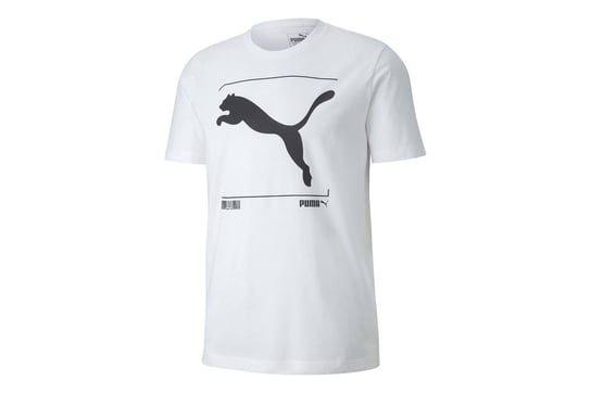 Puma, Koszulka męska, NU-TILITY GRAPHIC TEE 58155202, biały, rozmiar M Puma