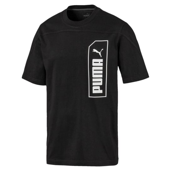 Puma, Koszulka męska, Nu-Tility Tee 58018001, czarny, rozmiar XL Puma