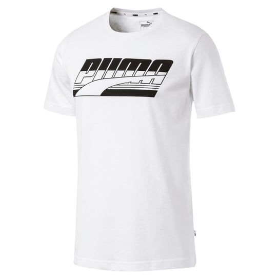 Puma, Koszulka męska, REBEL BASIC 85421402, biały, rozmiar M Puma