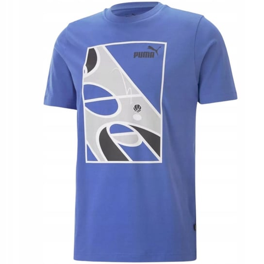 Puma Koszulka Męska T-Shirt 674481 Niebieska L Puma