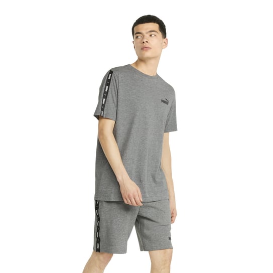 Puma Koszulka Męska T-Shirt Ess Tape Tee Gray 847382 03 Xxl Puma