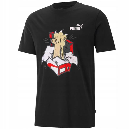 Puma Koszulka Męska T-Shirt Graphics Czarna Xl Puma