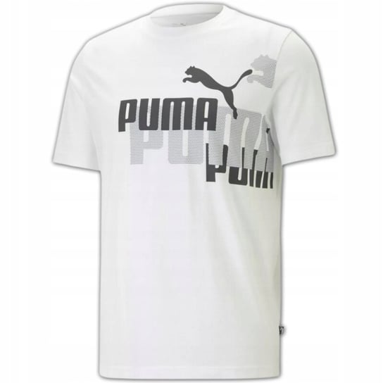 Puma Koszulka Męska T-Shirt Logo Power Biała Xl Puma