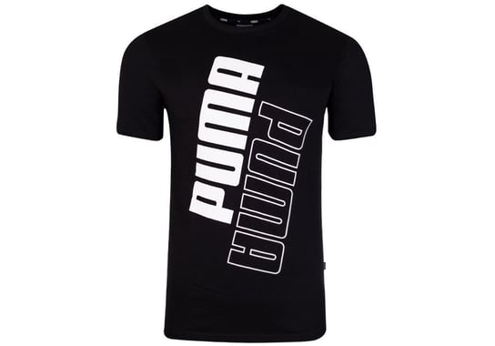 PUMA  KOSZULKA MĘSKA T-SHIRT POWER TEE BLACK 589406 01 - Rozmiar: S Puma