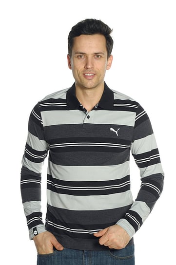 Puma, Koszulka męska z długim rękawem, Polo Striped LS, rozmiar M Puma