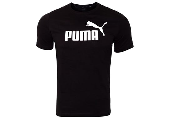 Puma, Koszulka sportowa męska, T-SHIRT ESS LOGO TEE BLACK 586666 01 3XL, rozmiar XXXL Puma