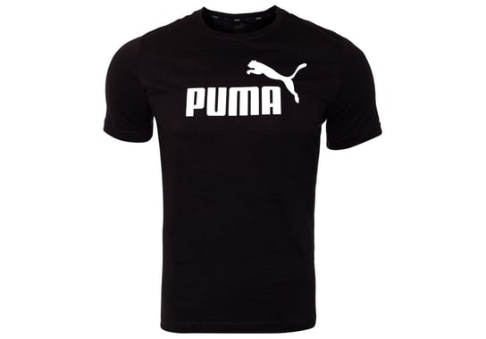 Puma, Koszulka sportowa męska, T-SHIRT ESS LOGO TEE BLACK 586666 01 XXL, rozmiar XXL Puma